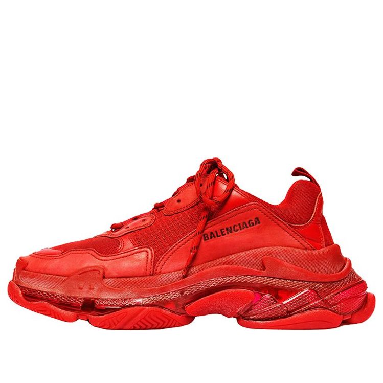 Balenciaga Triple S Clear Sole Sneaker 'Red' 541624W2CE16500