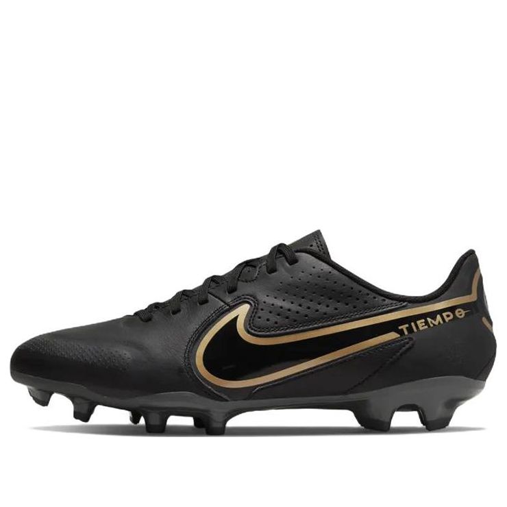 Nike Tiempo Legend 9 Academy MG 'Black Metallic Gold' DA1174-007