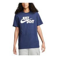 Nike JUST DO IT Logo T-Shirt 'Blue' AR5007-410