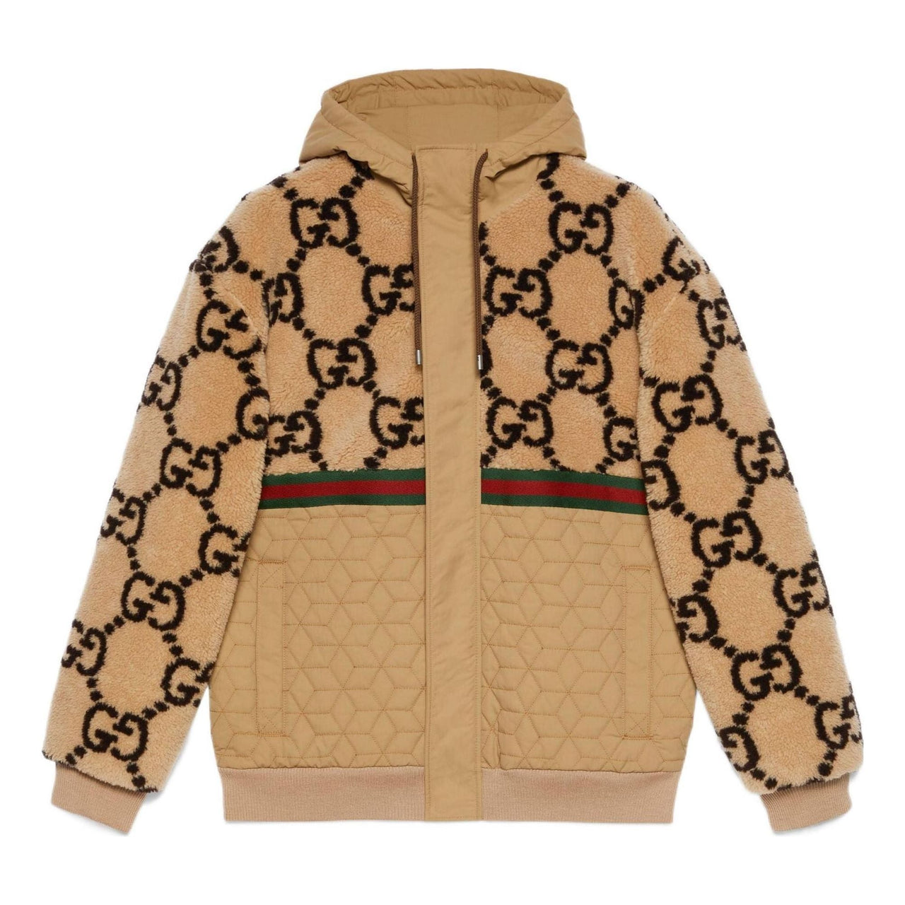Gucci GG Jacquard Jacket 'Beige Ebony' 706419-XJETL-2066
