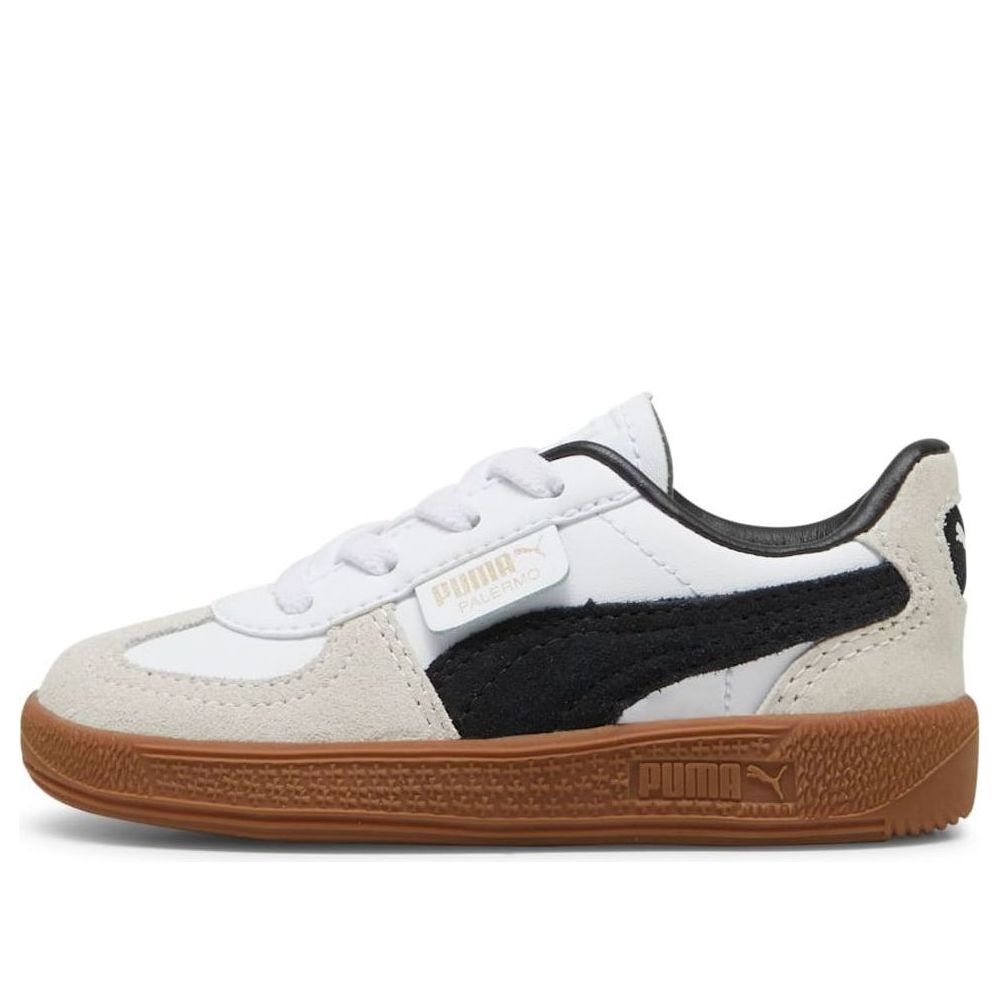 (TD) Puma Palermo Leather 'White Black Gum' 397277-01