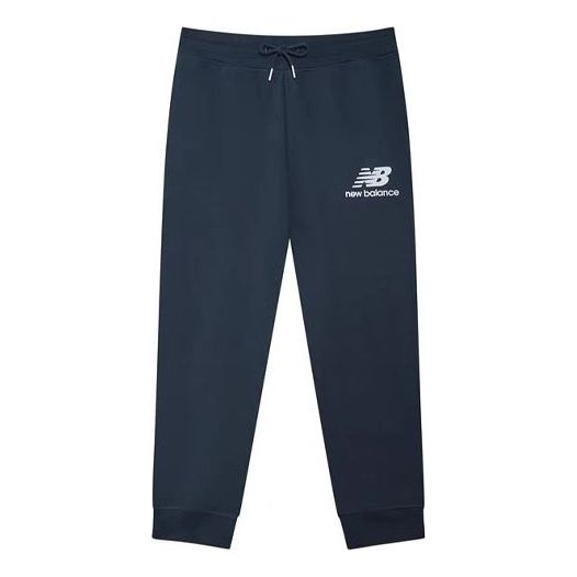 New Balance Essentials Stacked Logo Sweatpants 'Blue' AMP03558-ECL