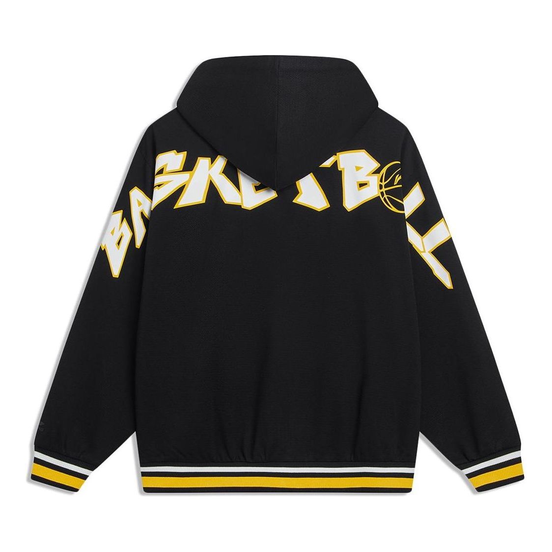 Li-Ning Hoops Graphic Hooded Jacket 'Black' AWDT549-2