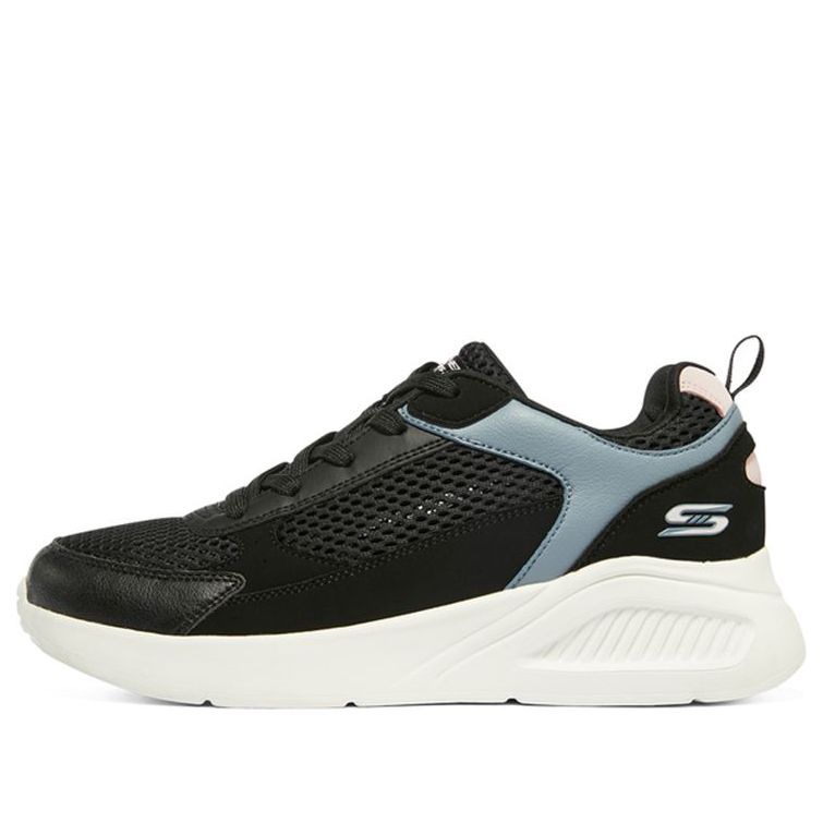 (WMNS) Skechers Bob's Shoes 'Black Blue ' 117155-BKMT