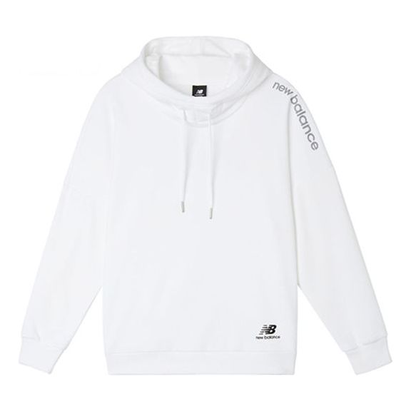 (WMNS) New Balance Classic Sport Hoodie 'White' AWT11393-WT