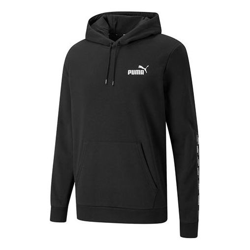 PUMA Power Tape Fl Logo Pullover Sports Black 846559-01