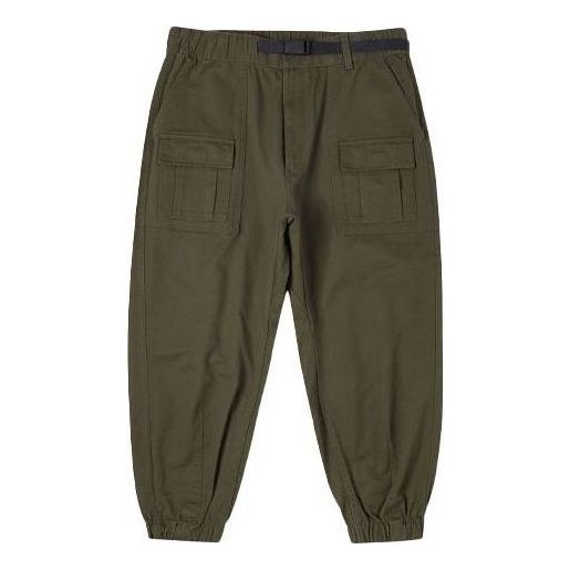 Converse Woven Cargo Pants 'Olive Green' 10024161-A01