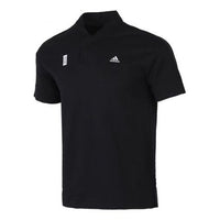 adidas Breathable Short-sleeve polo Shirt Men Black FT2757