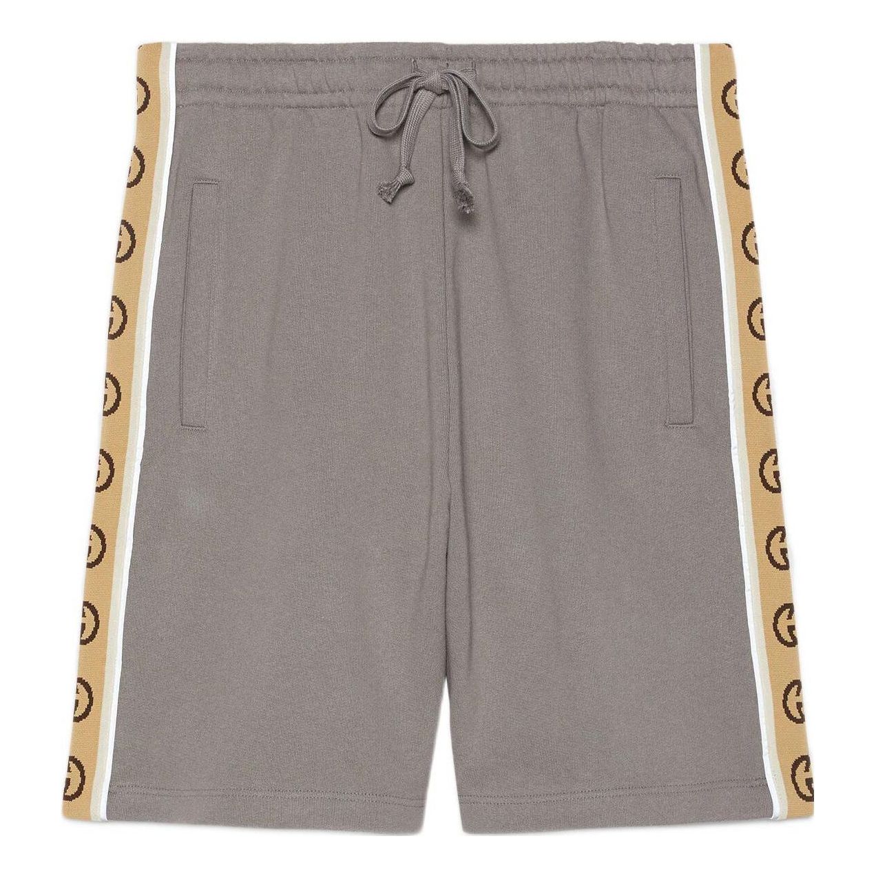 GUCCI Cotton jersey shorts 'Grey' 630715-XJBUW-1233