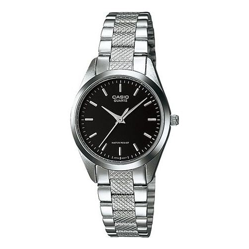 CASIO Stainless Steel Strap Black Analog LTP-1274D-1A