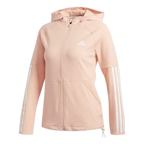(WMNS) adidas 3S Fz Hoodie Training Hooded Jacket Pink EB5594