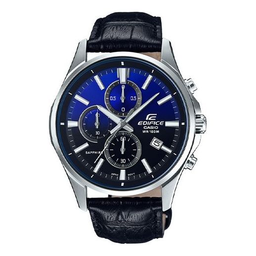 CASIO Quartz Waterproof Sapphire Crystal EDIFICE Mens Blue Analog EFB-530L-2AVUPRD