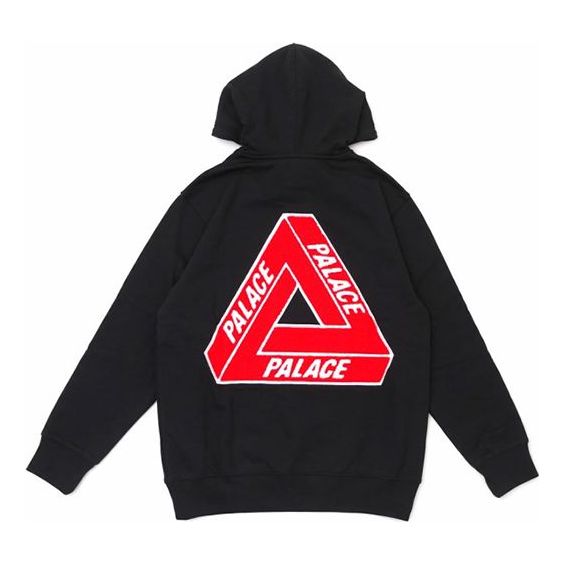 PALACE Tri-Chenille Hood Unisex Black P18CS001