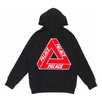 PALACE Tri-Chenille Hood Unisex Black P18CS001