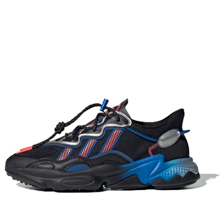 adidas originals Ozweego Sports Casual Shoes 'Black Blue' FW4272