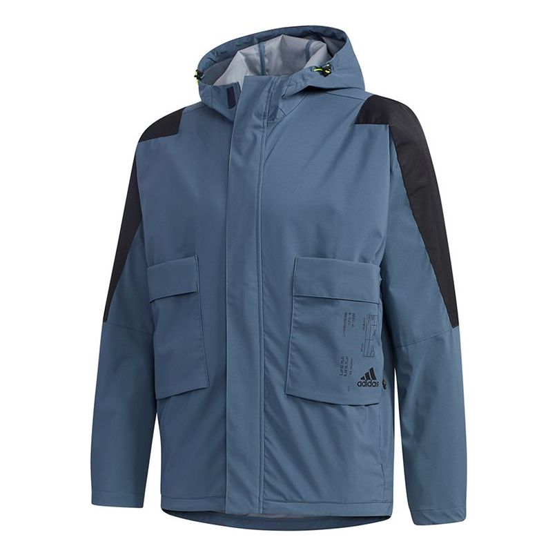 adidas TECH 2L JKT Jacket Men Blue FU6570