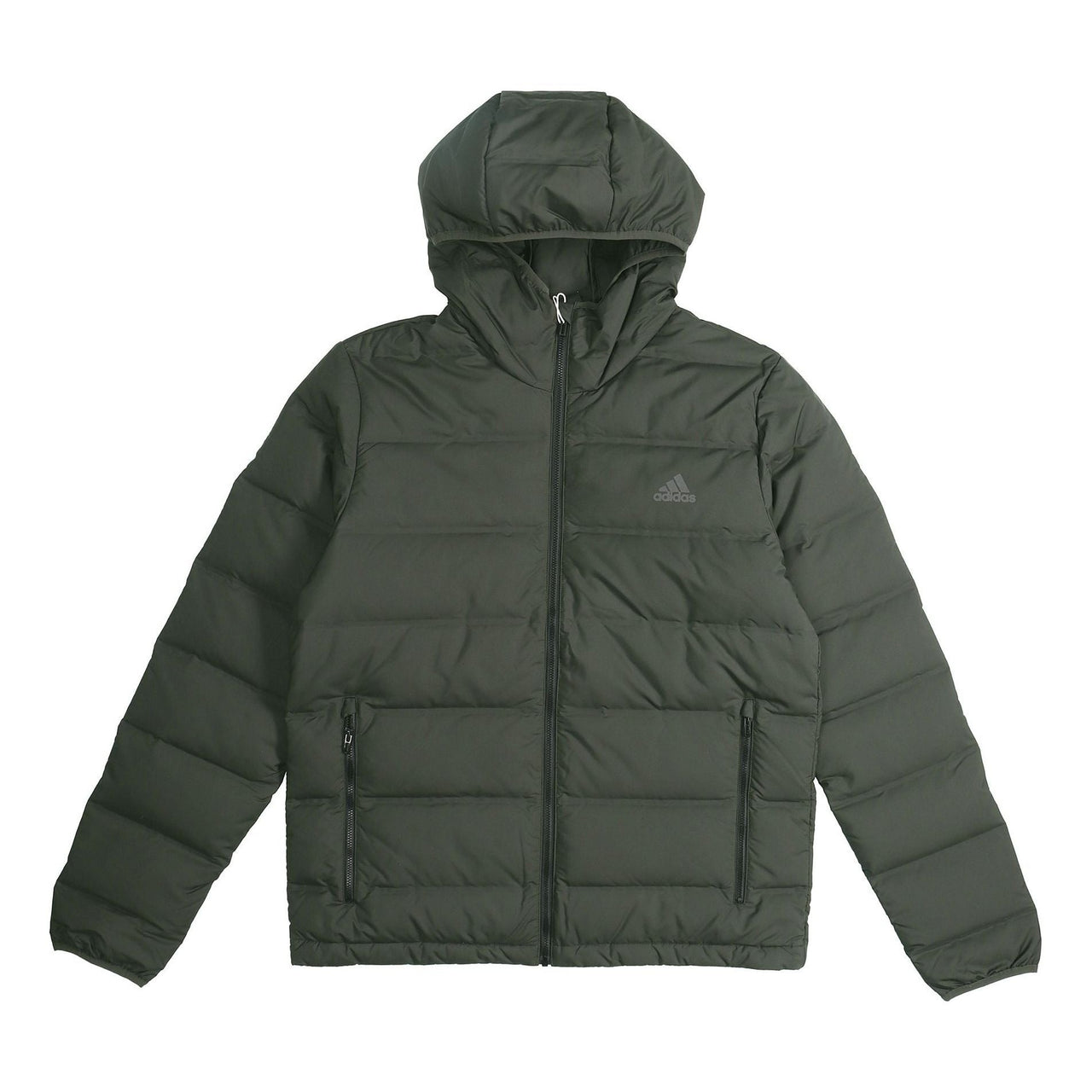 adidas Helionic Hooded Men's Down Jacket Green DZ1427