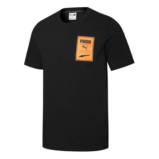 PUMA Recheck Pack Graphic T-shirt 'Black' 532710-01