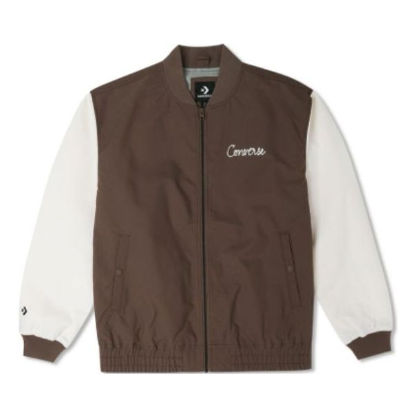 Converse Chain Stitch Woven Jacket 'Earthy Brown' 10025514-A01