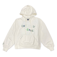 (WMNS) Converse Chain Stitch Hoodie 'Beige' 10025515-A01