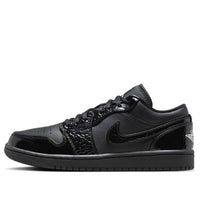 (WMNS) Air Jordan 1 Low SE 'Black Patent' HJ7743-010
