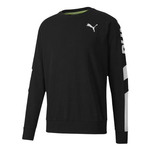 PUMA Modern Sports Crew Round Neck Pullover Black 585178-01