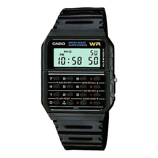 CASIO Male YOUTH Japan / South Korea Fashion Waterproof Mens Black Digital CA-53W-1Z