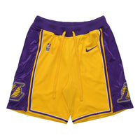 Nike Los Angeles Lakers Basketball Shorts Yellow AJ9170-728