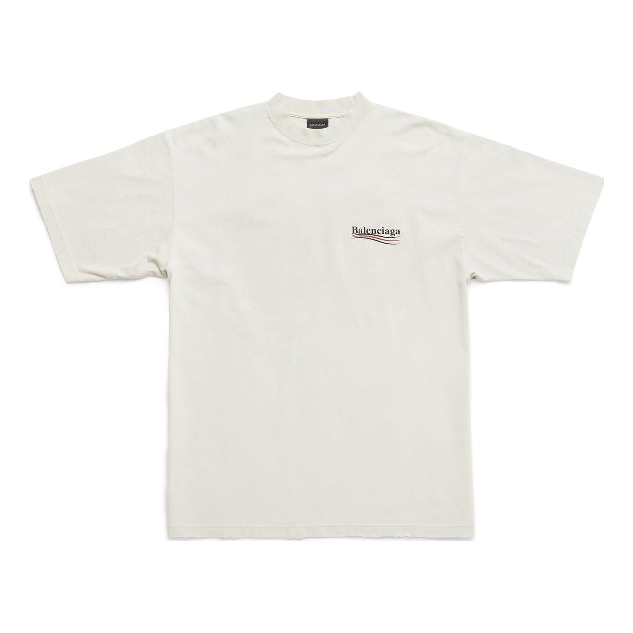 Balenciaga Political Campaign T-Shirt Large Fit 'Beige' 641675TNVG59170
