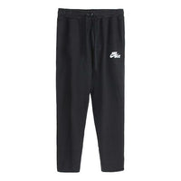 Nike Straight Casual Drawstring Sports Long Pants Black AJ2330-010