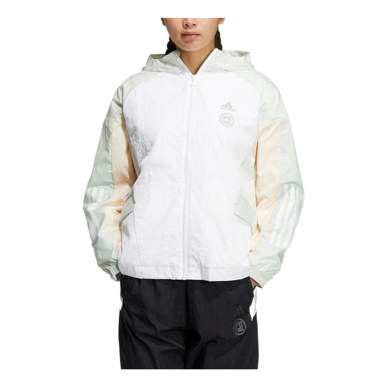 (WMNS) adidas Ust Woven Jacket 'White' HM5279