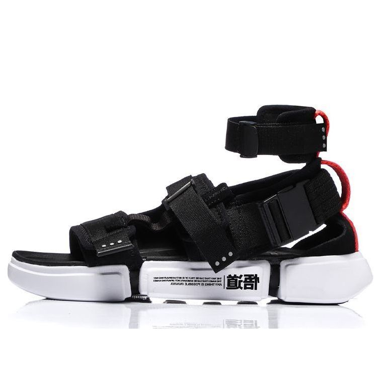 Li-Ning 2.0 Platform Sandals Black/White AGBN079-2