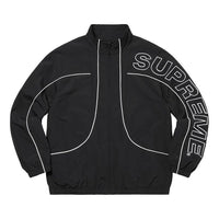 Supreme Piping Track Jacket 'Black White' SUP-FW20-041