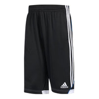 adidas Sports Side Stripe Basketball Breathable Shorts Black BQ9871