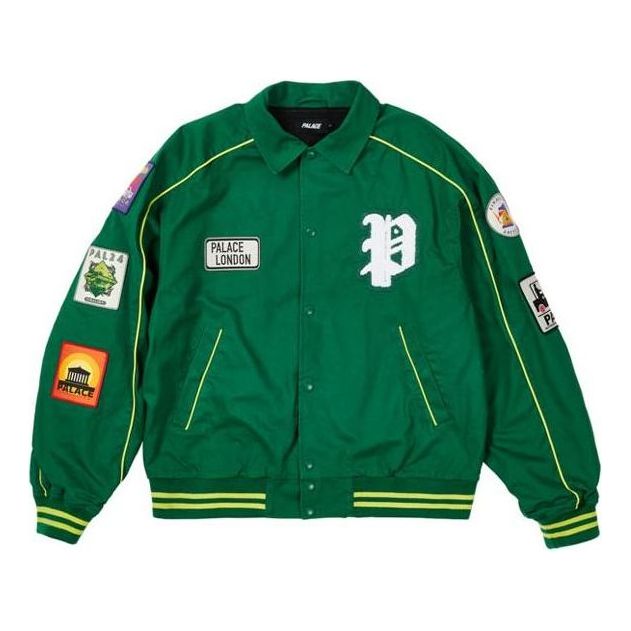 Palace SS22 Patches Cotton Bomber Kelly 'Green' P22JK212