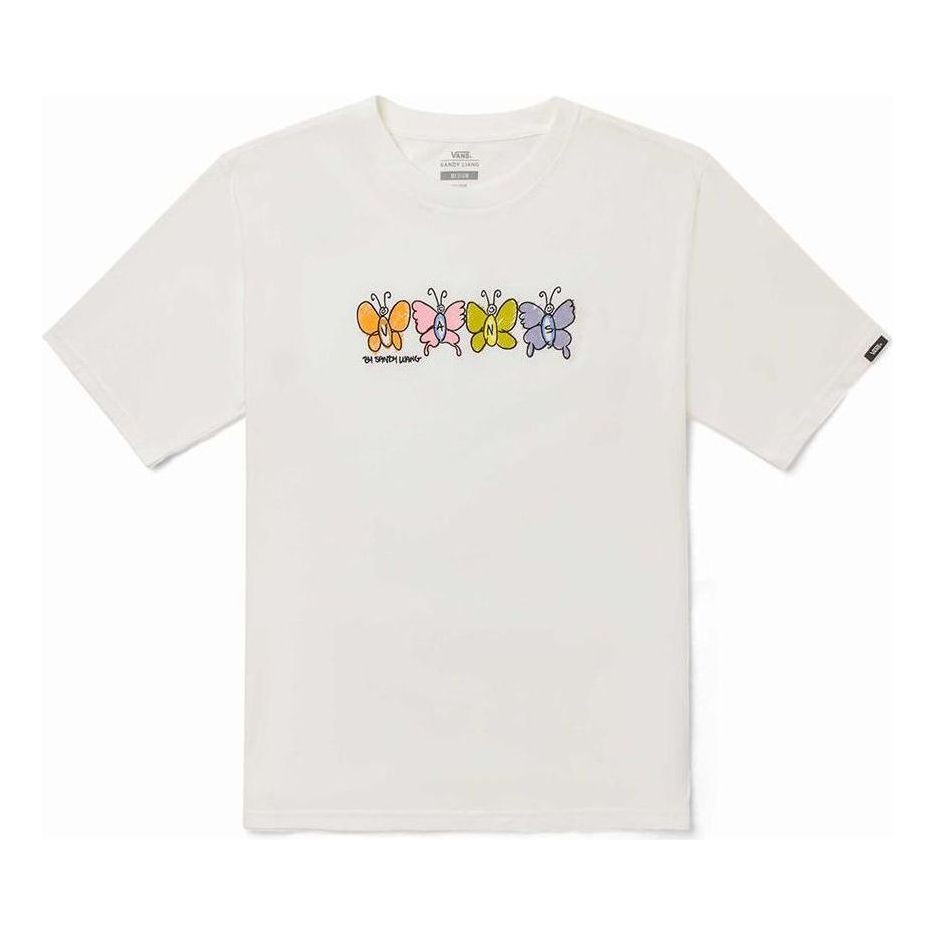 Vans x Sandy Liang T-Shirt 'White' VN0A7SDT3KS