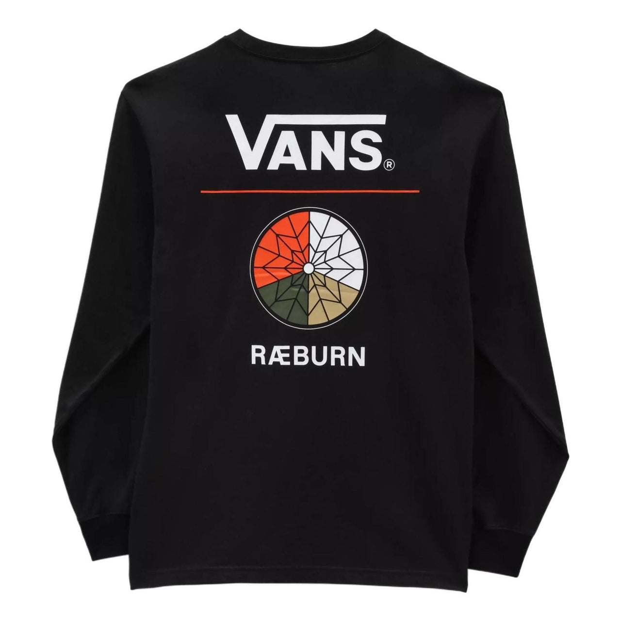Vans x RBURN Long Sleeve T-Shirt 'Black' VN0A7SOZBLK