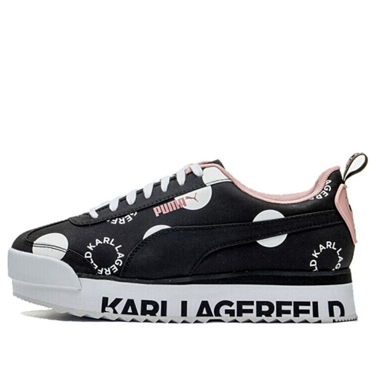 (WMNS) PUMA Roma Amor Polkadot KL 'Black White' 371226-01
