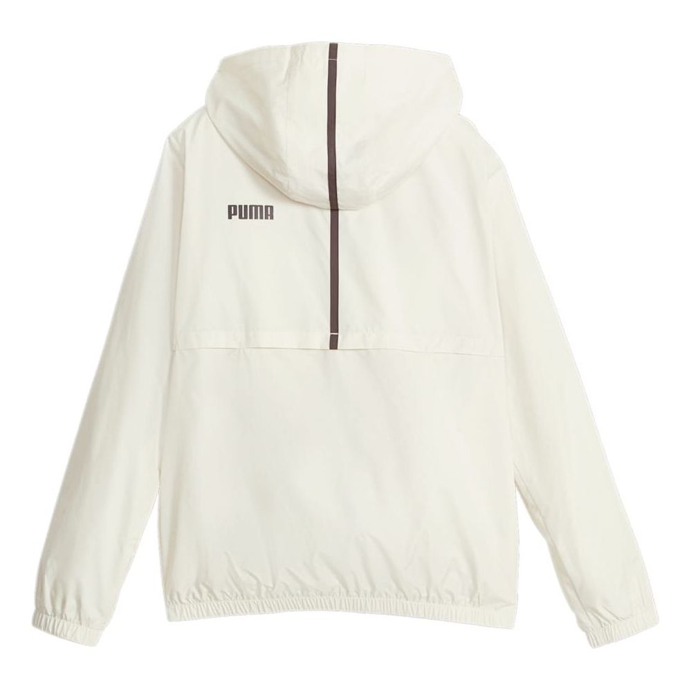 (WMNS) PUMA Essentials Solid Windbreaker Jacket 'White' 847494-87