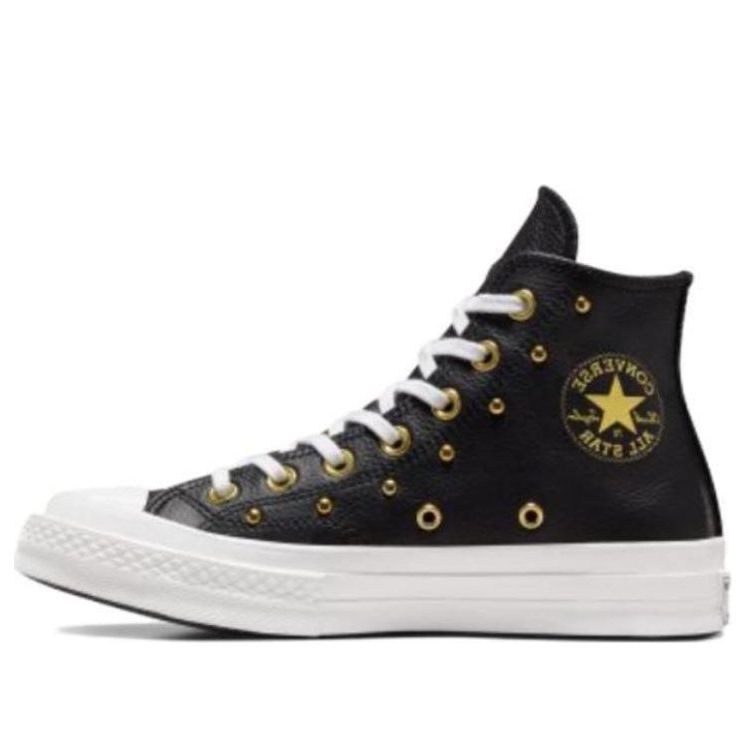 (WMNS) Converse Chuck 70 Hi 'Black White Gold Metallic' A06809C