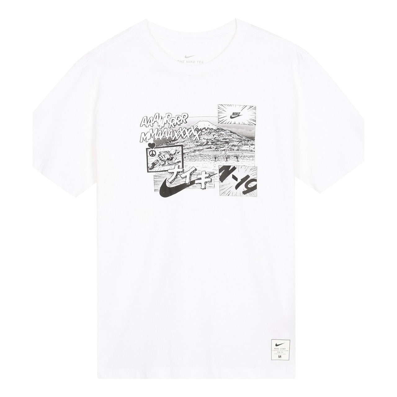 Nike Men's Sportswear Nike Air Max Comic Print Short Sleeve White BV7584-100
