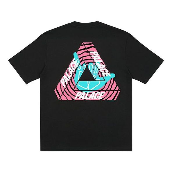 PALACE Tri-Zooted Shakka Round Neck Short Sleeve Unisex Black P19TS246