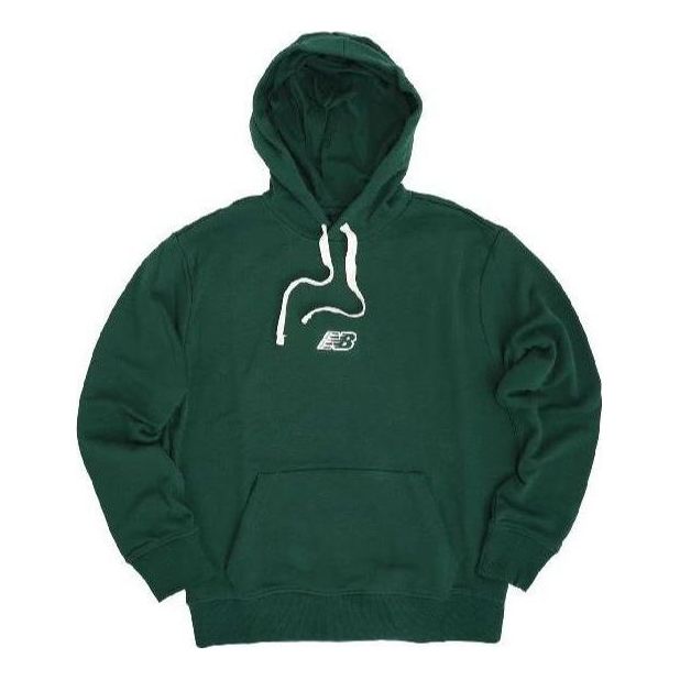 New Balance Logo Fleece Hoodie 'Nightwatch Green' AMT23511-NWG