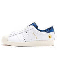 adidas x A Bathing Ape x Undefeated Superstars 80v 'White Blue' B34292