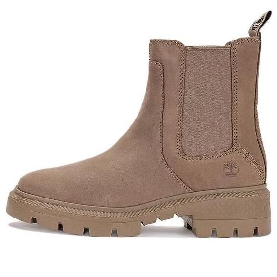 (WMNS) Timberland Cortina Valley Chelsea Boots 'Taupe Nubuck' A41EW