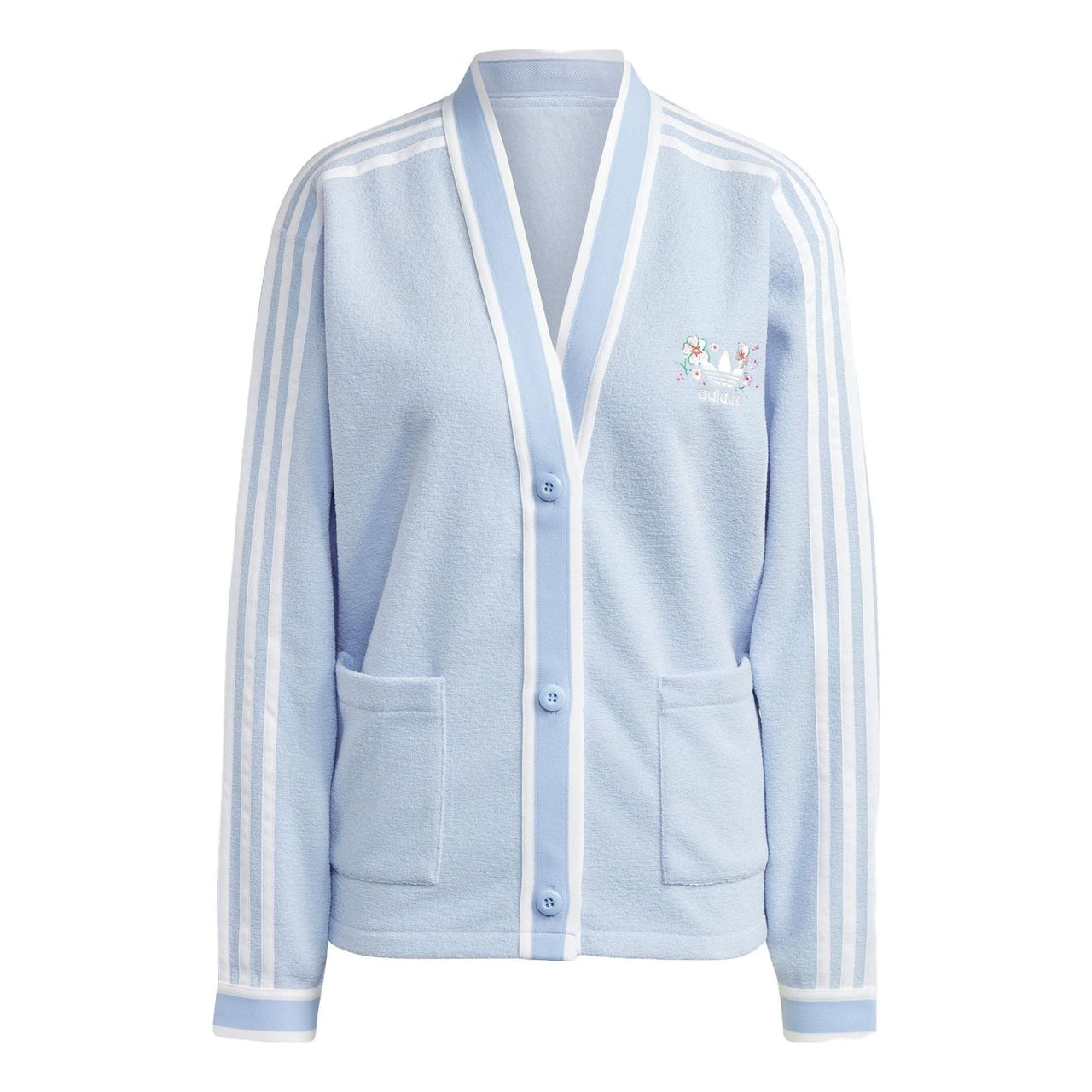 (WMNS) adidas Windbreaker Cardigan 'Blue' IP3760