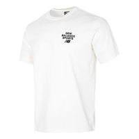 New Balance Logo Print Tee 'White' 5ED12093-IV