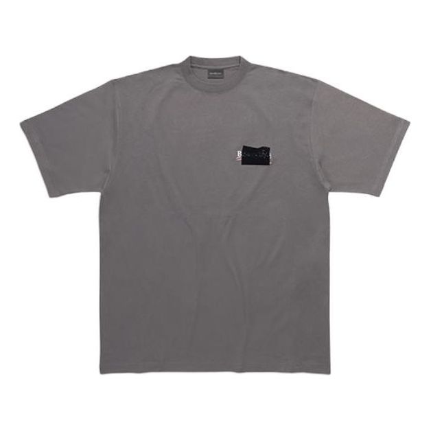 Balenciaga Gaffer T-shirt Large Fit 'Grey' 641675TNVG11227