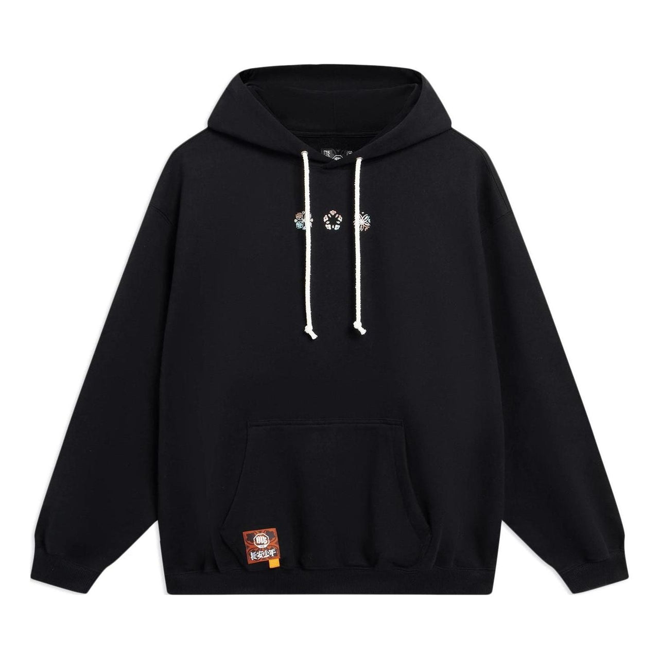 Li-Ning BadFive Changan Boy Graphic Hoodie 'Black' AWDSI45-2