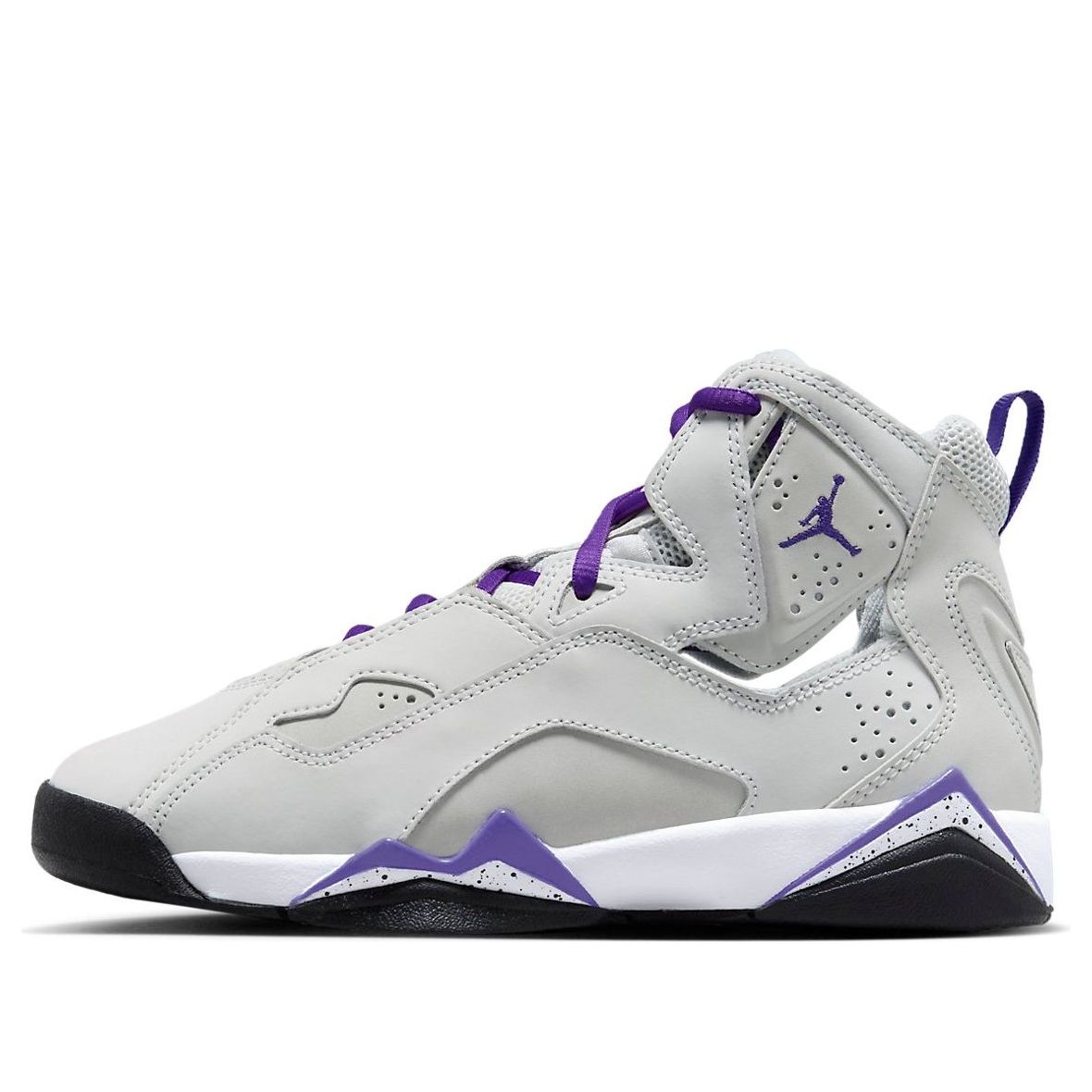 (GS) Air Jordan True Flight 'Base Grey Purple Venom' 343795-052